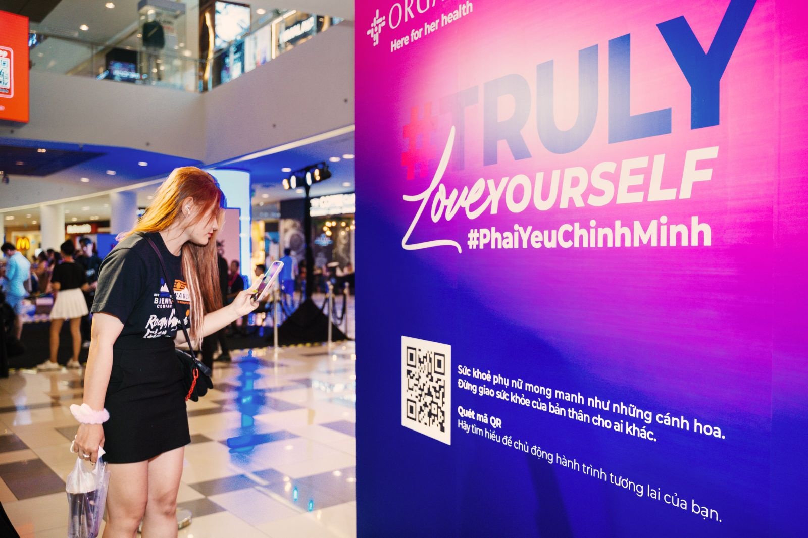 Lan toa tuyen ngon 'phai yeu chinh minh' den phu nu hinh anh