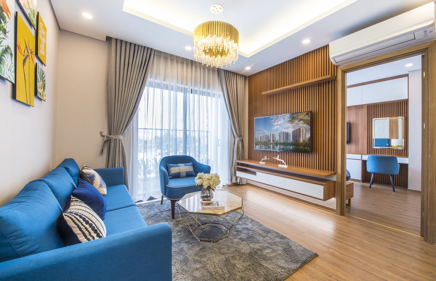 Thoa suc sang tao voi can ho 2 phong ngu da nang tai Le Grand Jardin hinh anh