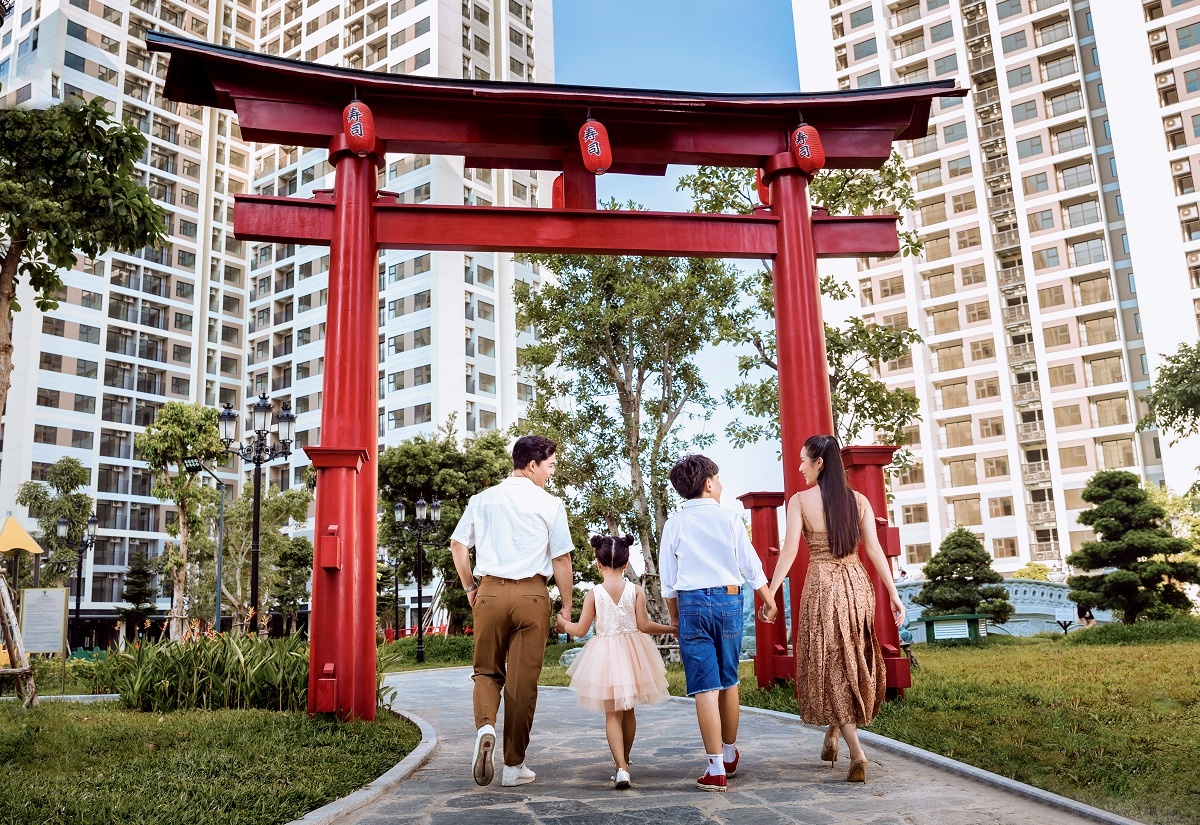 Ho tro lai suat den hon 3 nam, The Origami thu hut gia dinh tre hinh anh