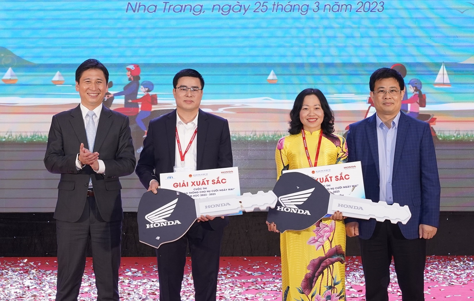 Honda Viet Nam dao tao an toan giao thong cho gan 45 trieu hoc sinh hinh anh