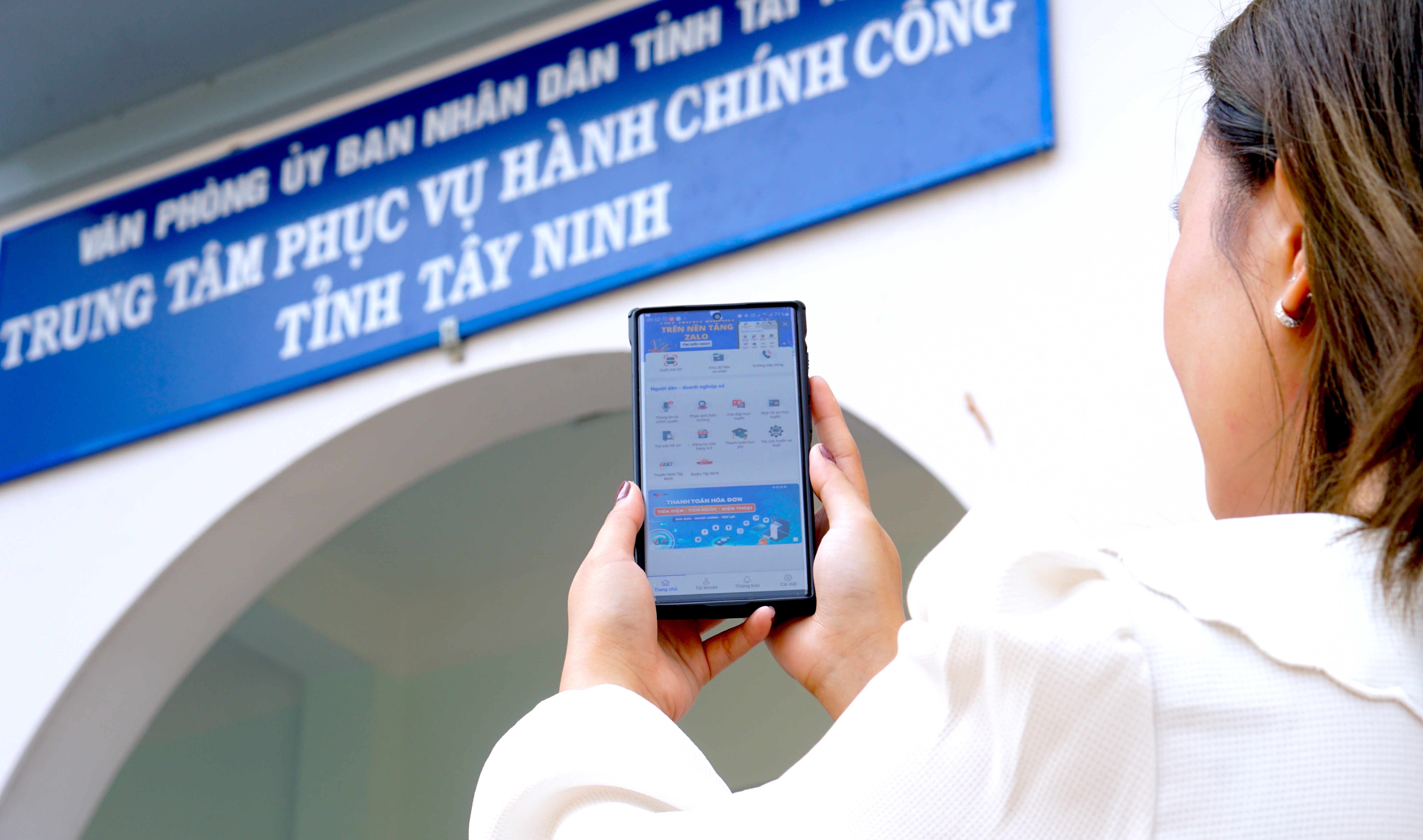 Nguoi dan thich thu trai nghiem mini app 'Tay Ninh Smart' tren Zalo hinh anh