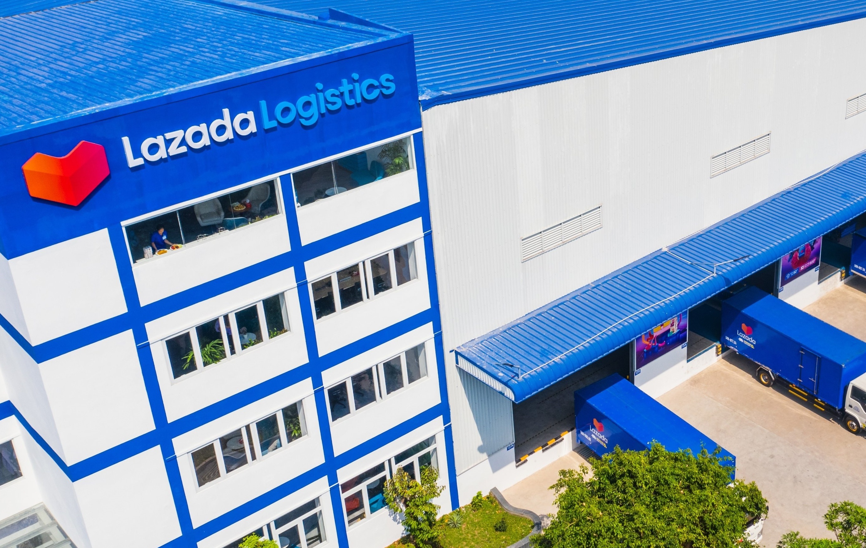 Vi the cua Lazada Logistics tren ban do thi truong giao van hinh anh