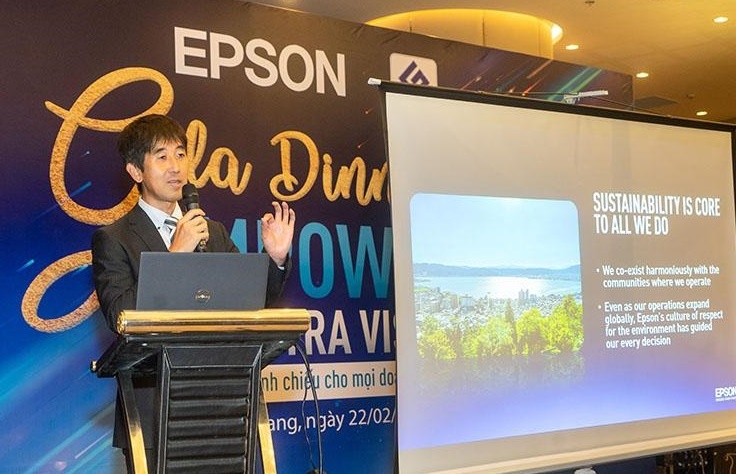 Logico cung Epson to chuc hoi thao ve giai phap trinh chieu hinh anh