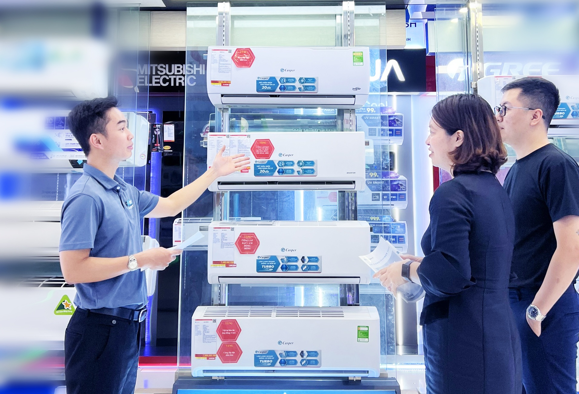 Dieu hoa Casper Inverter tiet kiem dien, gia tu 6,5 trieu dong hinh anh