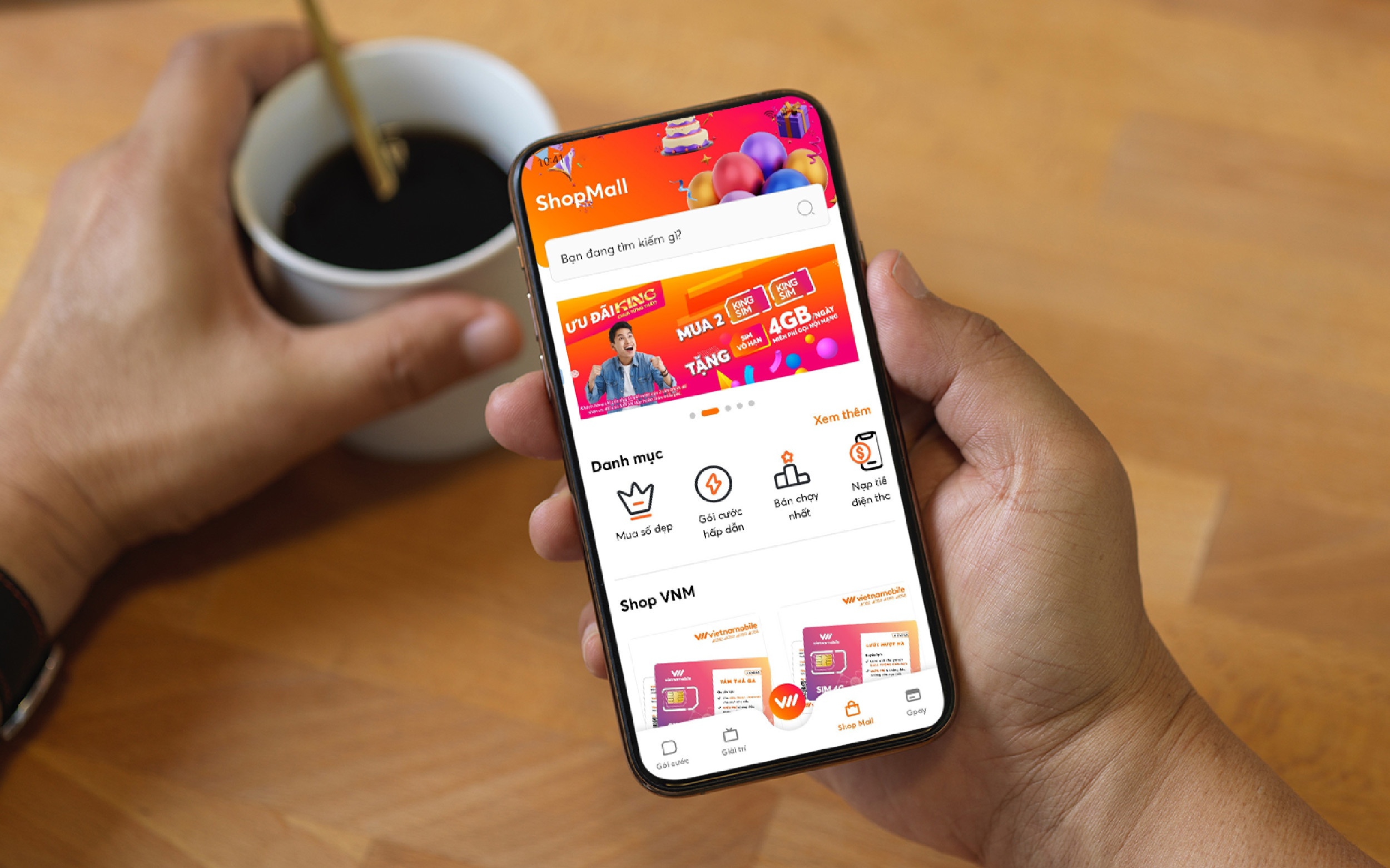 Vietnamobile tang sim 'Vo han' dip sinh nhat, tang toc do mang gap doi hinh anh