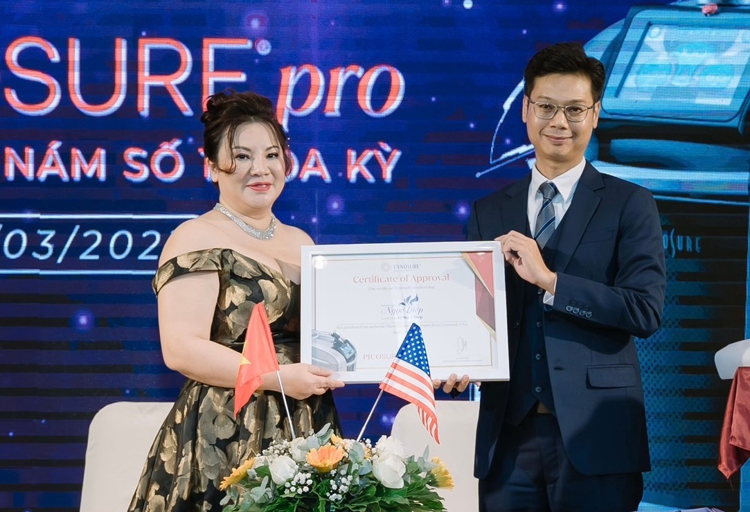 Tham my vien Ngoc Diep chuyen giao cong nghe tri nam Picosure Pro hinh anh