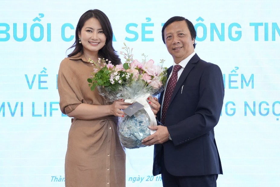 Dien vien Ngoc Lan duy tri hop dong bao hiem voi MVI Life hinh anh