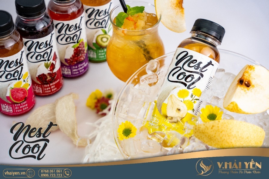 Tra trai cay yen sao - thuc uong giai khat cho mua he hinh anh