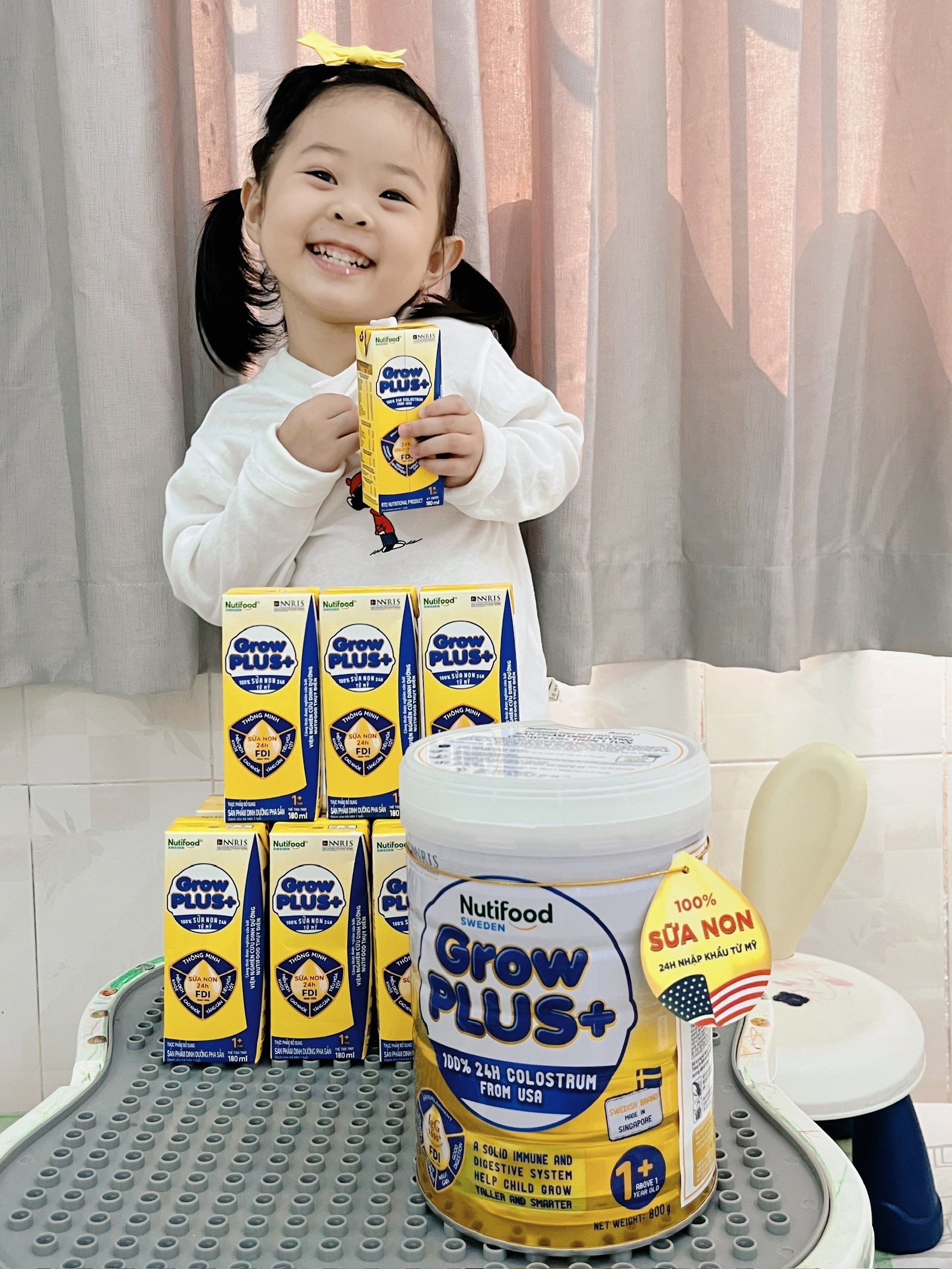 Nutifood GrowPLUS+ Sua non,  Nutifood anh 4