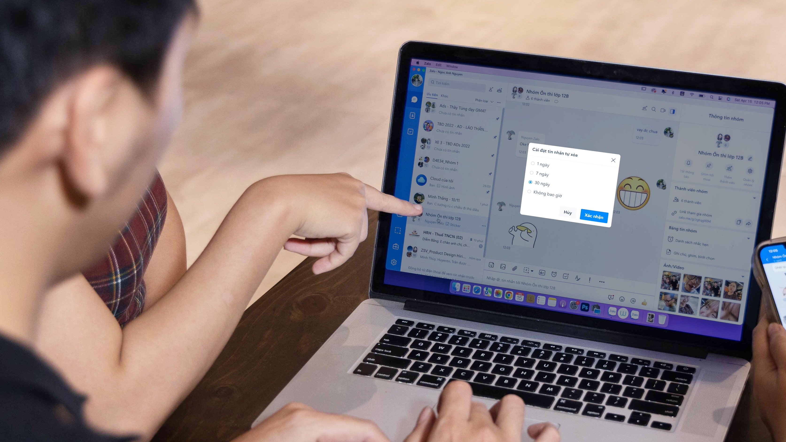 Bảo mật Zalo ảnh 2 Bao mat Zalo anh 2