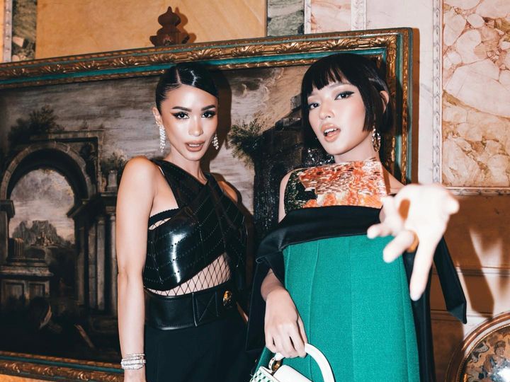 Chau Bui cung dan sao Hollywood toa sang tai Louis Vuitton Cruise 2024 hinh anh