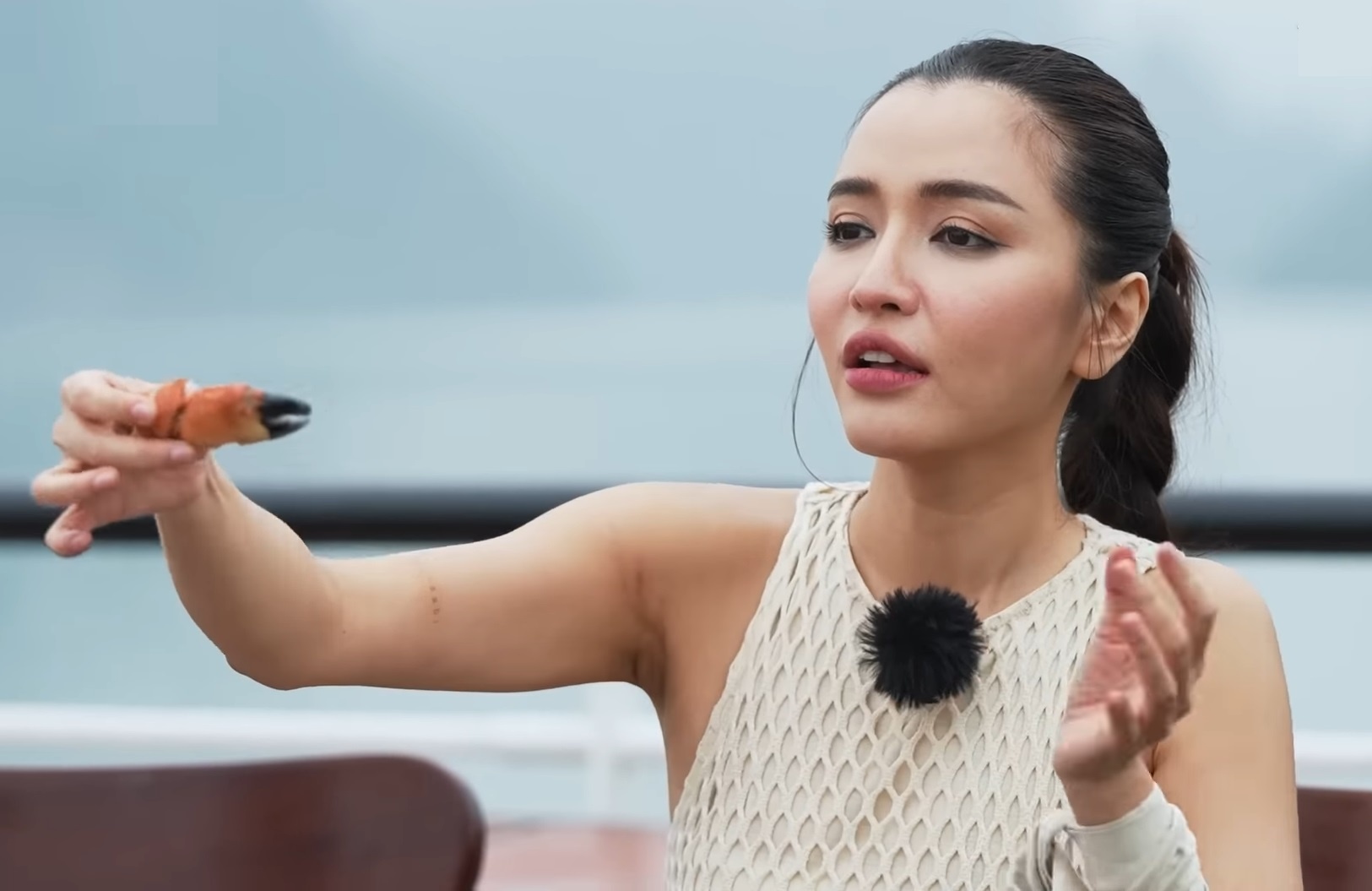 Bich Phuong 'phot' nguoi nha tren chuong trinh thuc te dau tay hinh anh