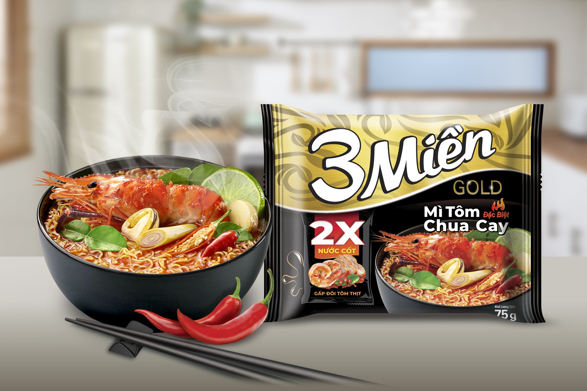 Mi 3 Mien nang cap goi nuoc cot 2X gap doi tom thit hinh anh