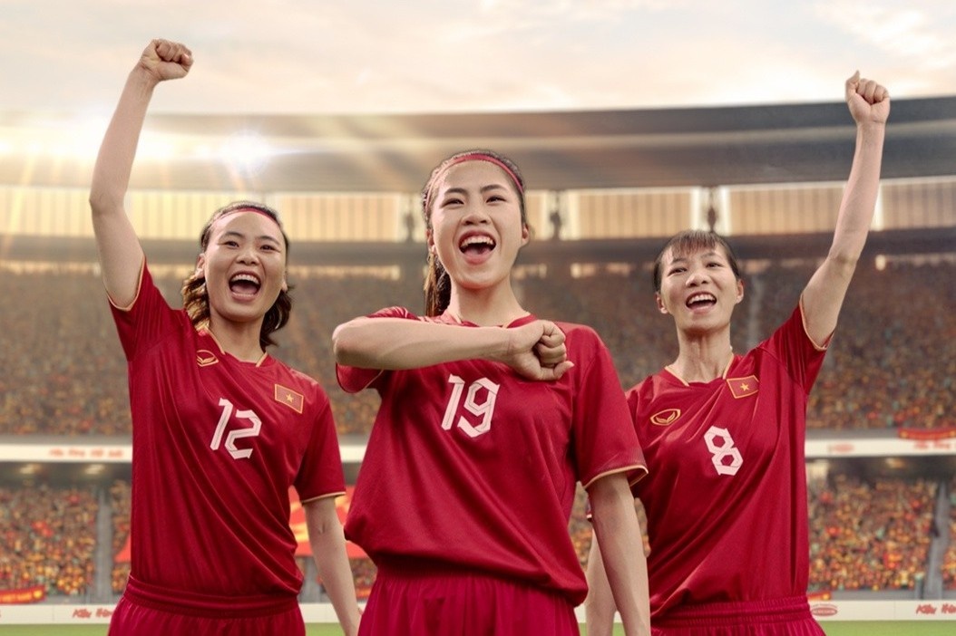 Acecook ra mat TVC tiep suc tuyen nu Viet Nam tai World Cup 2023 hinh anh