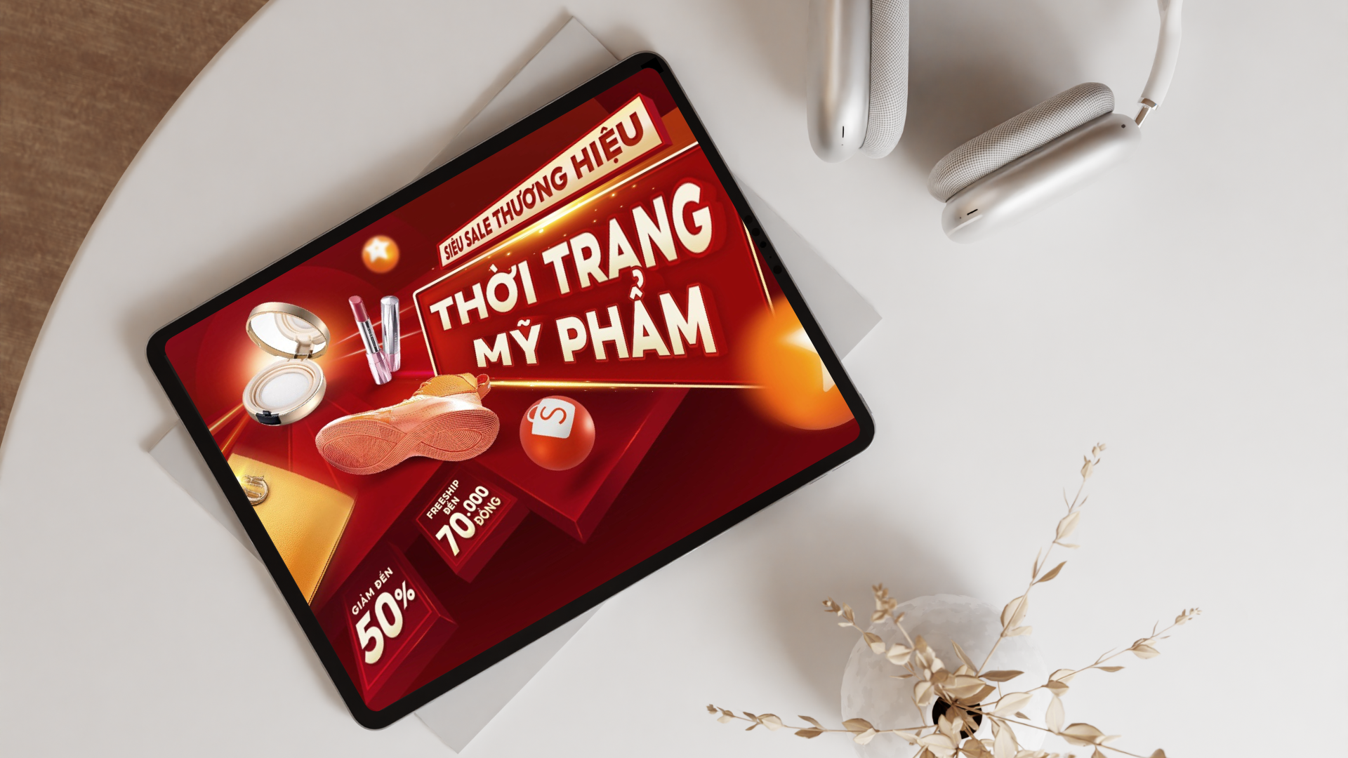 Bo 3 thuong hieu cham soc ca nhan tung deal giam 50% tren Shopee Live hinh anh