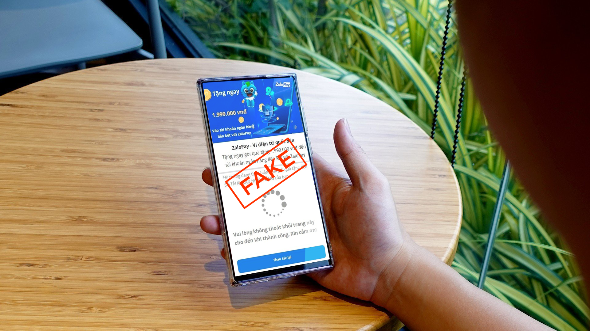 ZaloPay canh bao viec loi dung uy tin vi dien tu lua dao nguoi dung hinh anh
