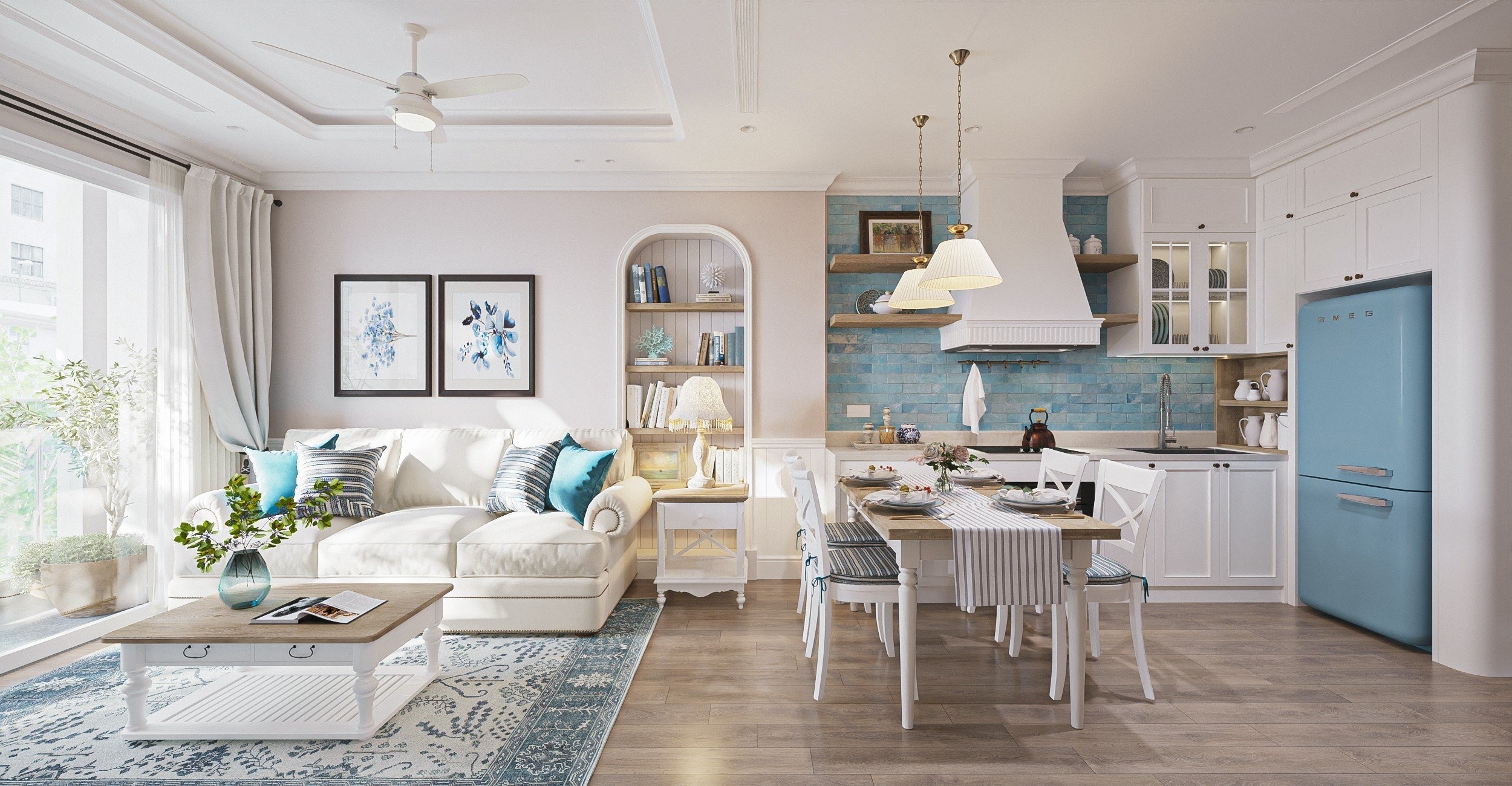 Nguoi tre tu do sang tao, bien tau voi can ho 1PN+ hinh anh