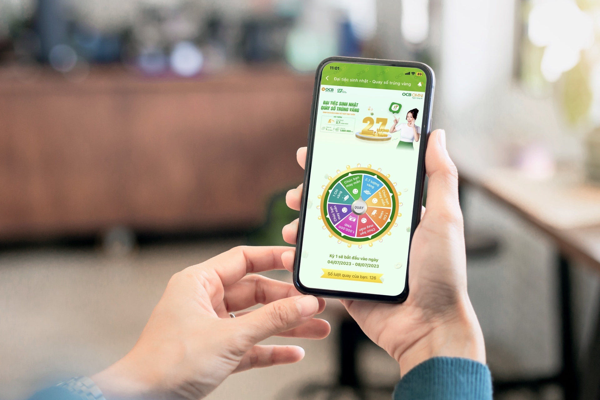 OCB tung uu dai gui tiet kiem truc tuyen dip sinh nhat 27 tuoi hinh anh