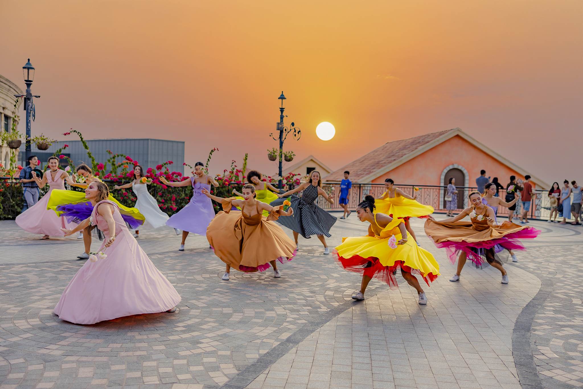 Sunset Town goi lien tuong den cac diem den lang man hang dau the gioi hinh anh