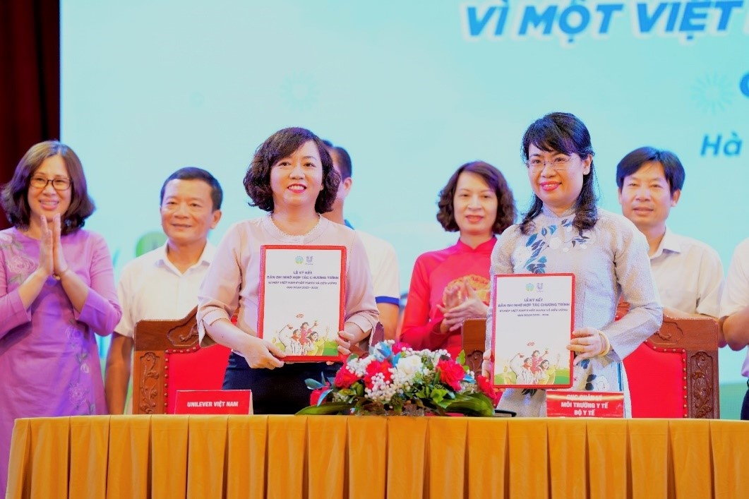Hanh trinh tiep theo cua Unilever va Bo Y te sau 15 nam hop tac hinh anh