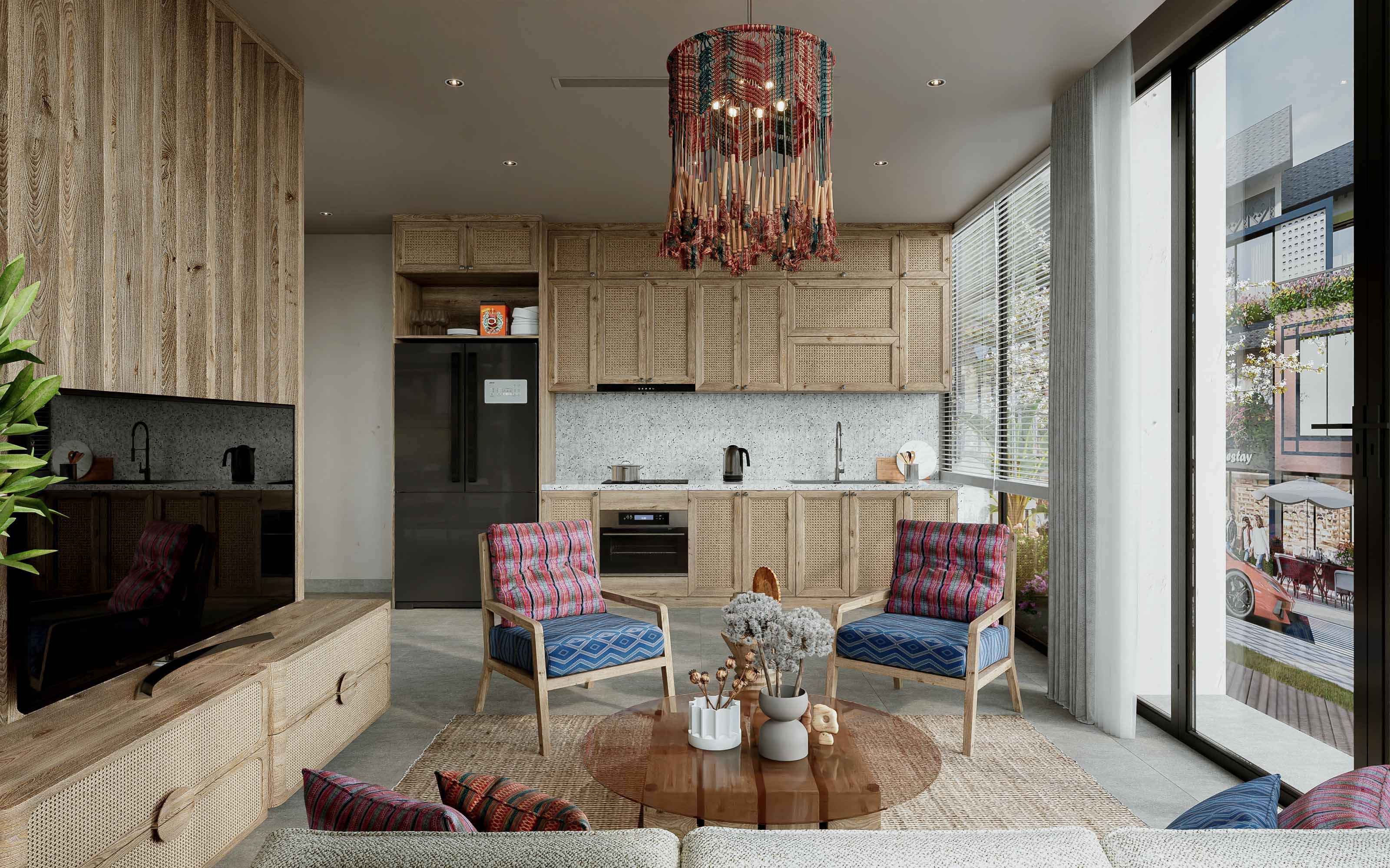 Suc hut cua shophouse va homestay tai Flamingo Tan Trao Resort hinh anh