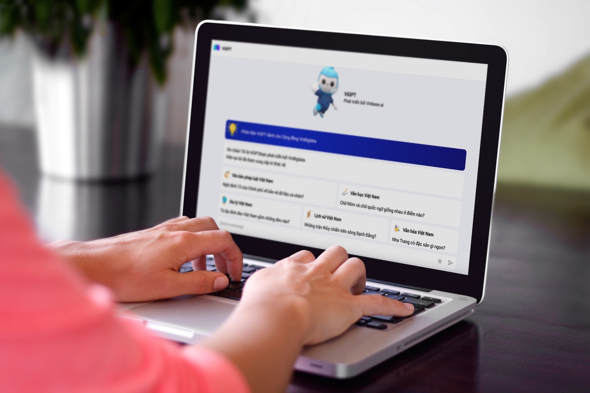 VinBigdata ra mat 'ChatGPT' phien ban Viet dau tien cho nguoi dung hinh anh