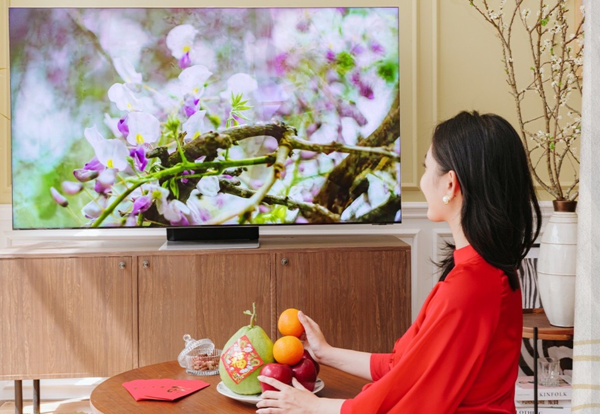 Trai nghiem Tet chat luong hon voi TV Samsung hinh anh