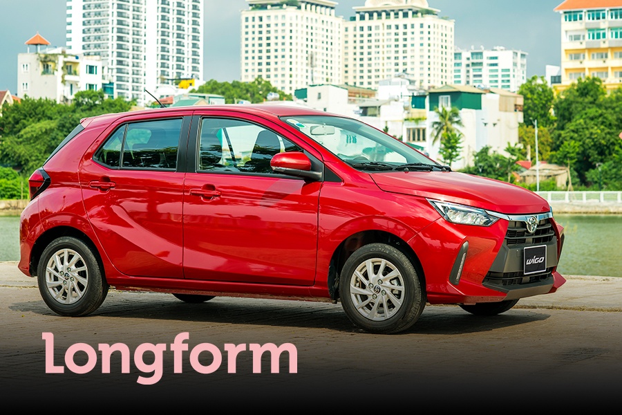 Toyota Wigo 2023 - ban duong cho phai dep thoai mai dao pho hinh anh