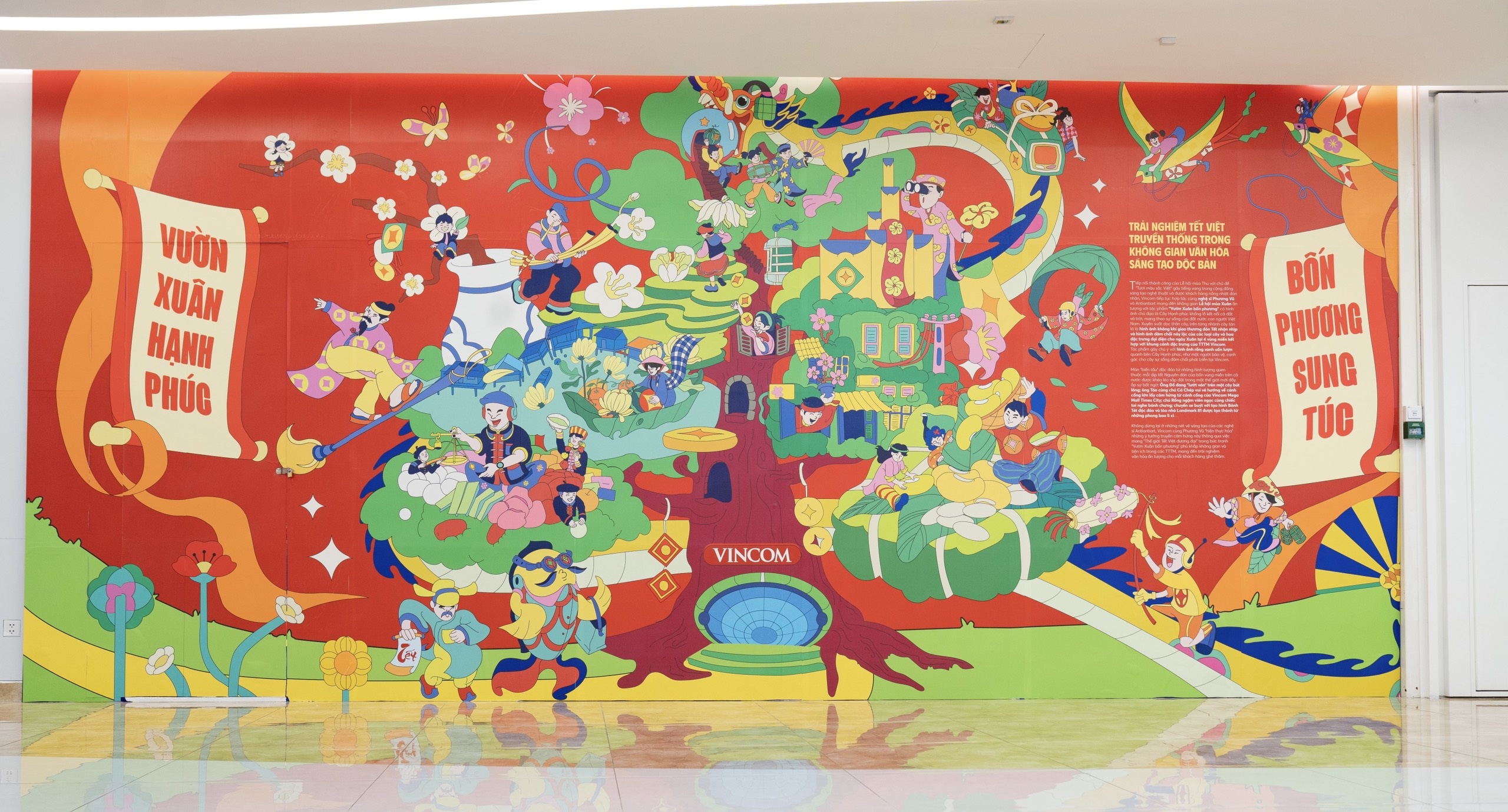 Trai nghiem 'Vuon xuan hanh phuc' lan dau xuat hien tai Vincom hinh anh