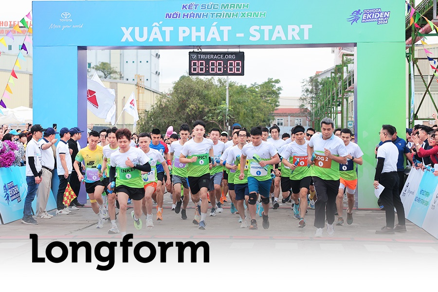 'Hay bat dau dieu khong the' voi giai chay Toyota Ekiden 2024 hinh anh