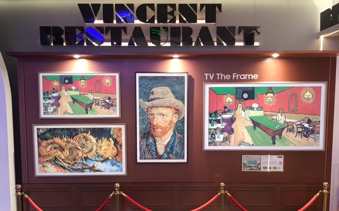 TV The Frame,  trien lam Van Gog anh 2