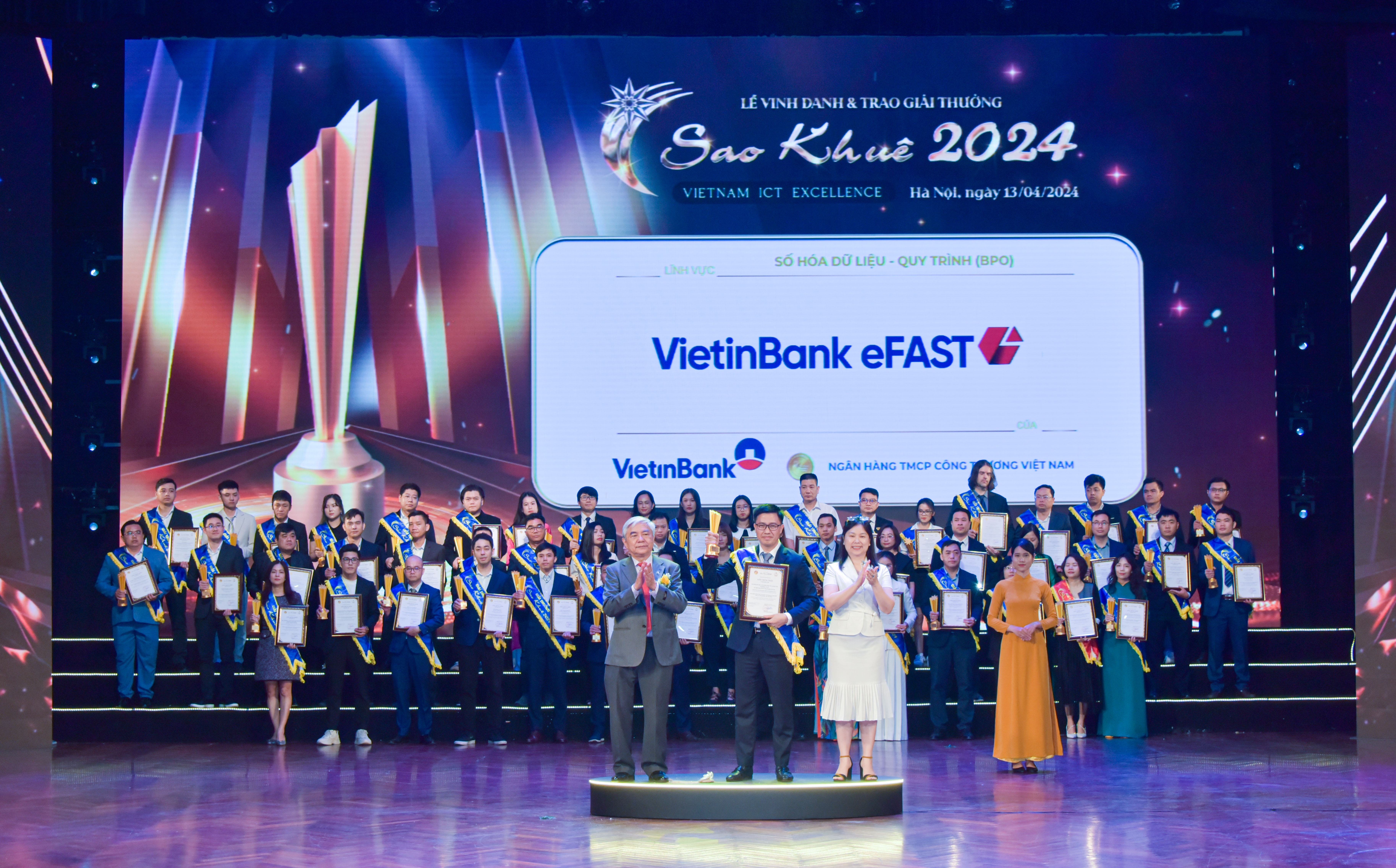 VietinBank nhan 2 giai thuong Sao Khue 2024 hinh anh