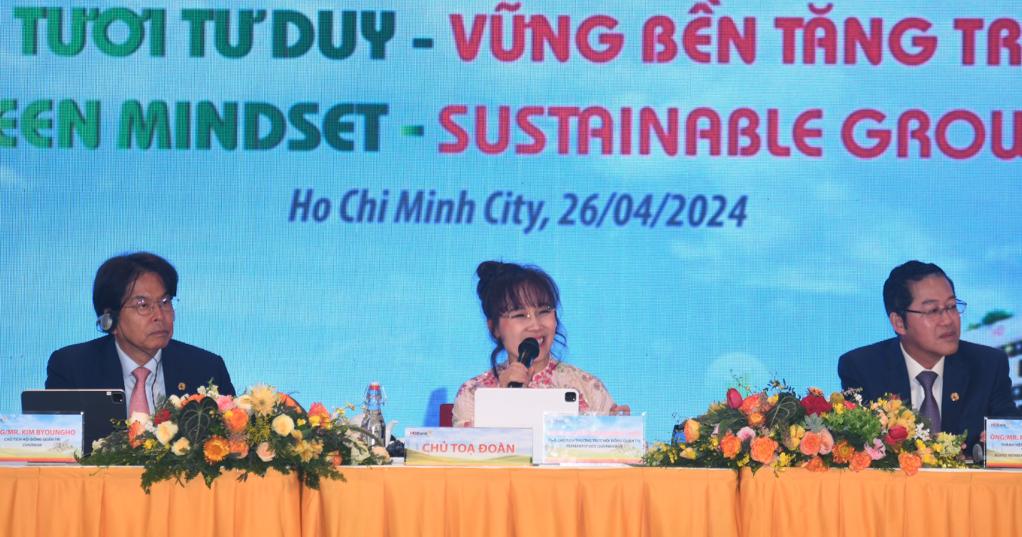 HDBank cong bo ket qua tang truong an tuong trong DHDCD 2024 hinh anh