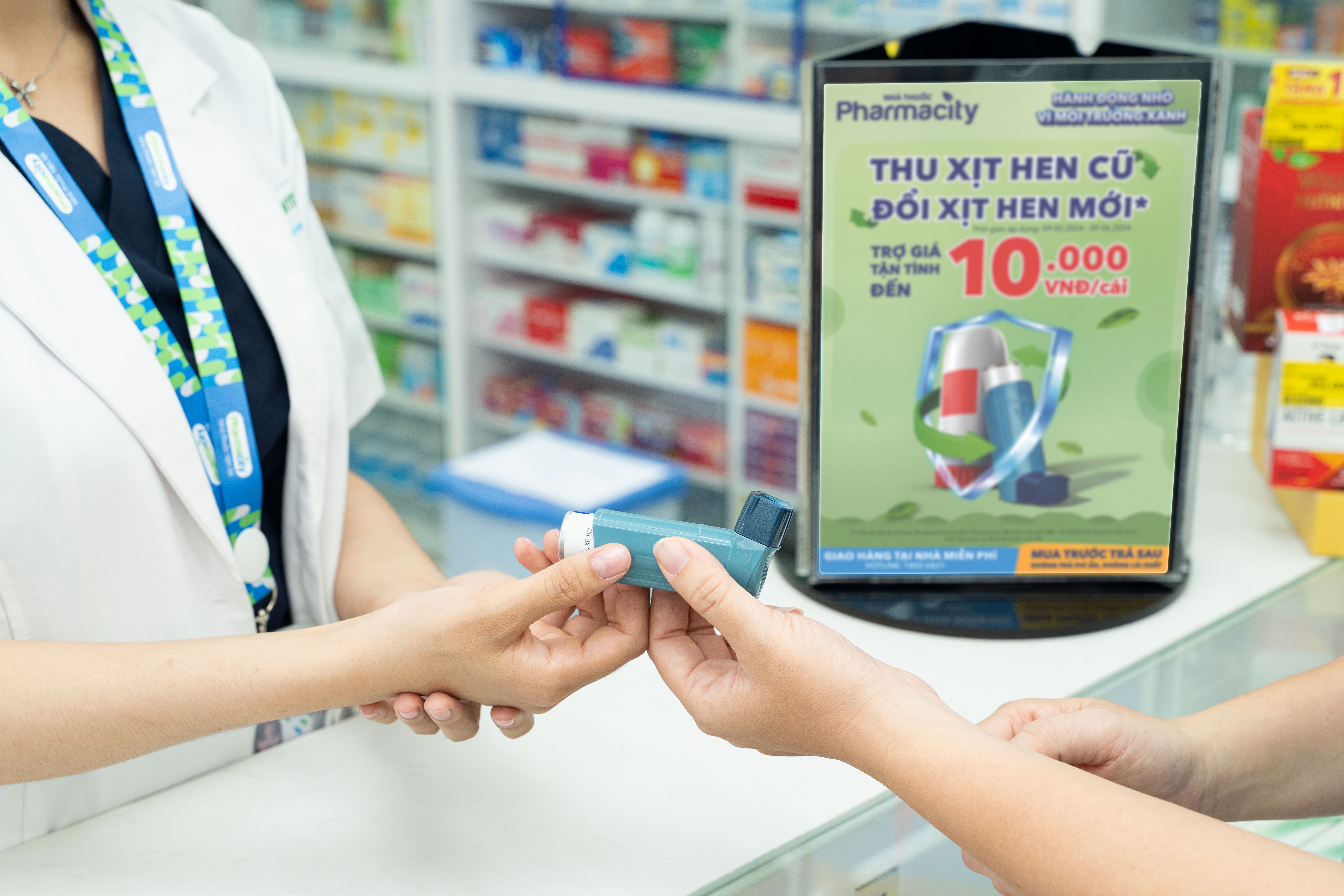 Pharmacity ‘thu xit hen cu - doi xit hen moi’, tro gia 10.000 dong hinh anh