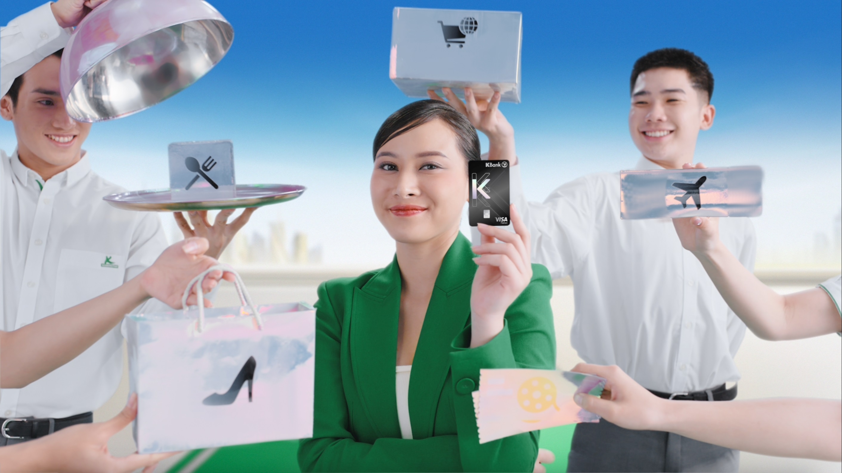 The tin dung KBank tu dong hoan tien den 15% cho moi giao dich hinh anh