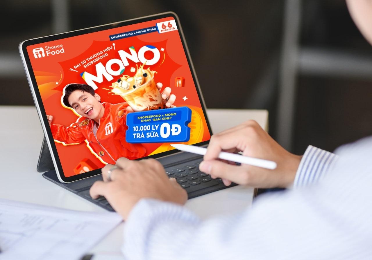 ShopeeFood x MONO tao ra cot moc moi tren duong dua thuong hieu hinh anh