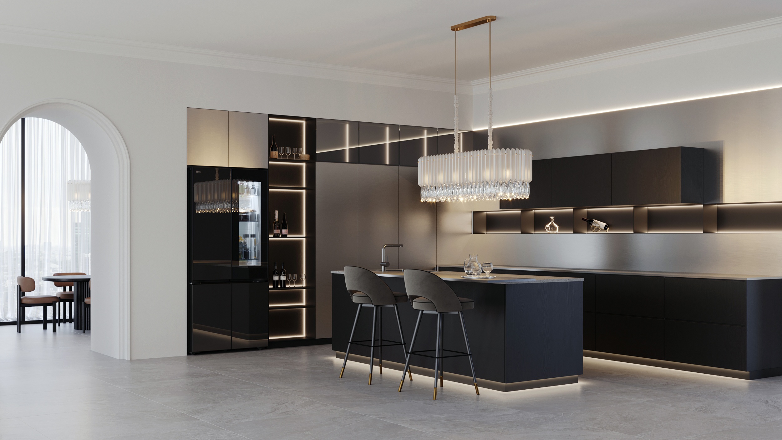 LG,  LG InstaView French Door anh 3