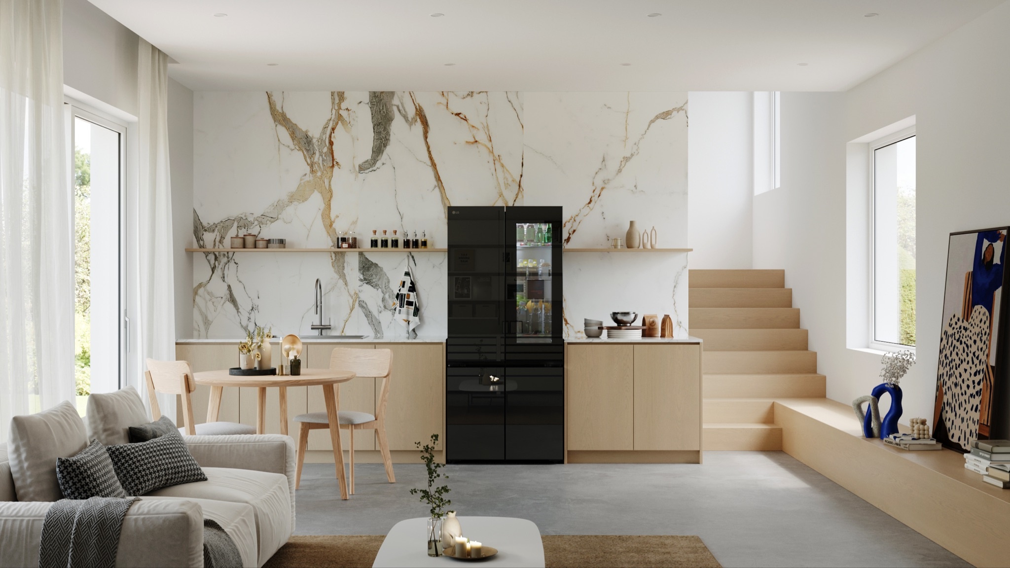 LG,  LG InstaView French Door anh 2