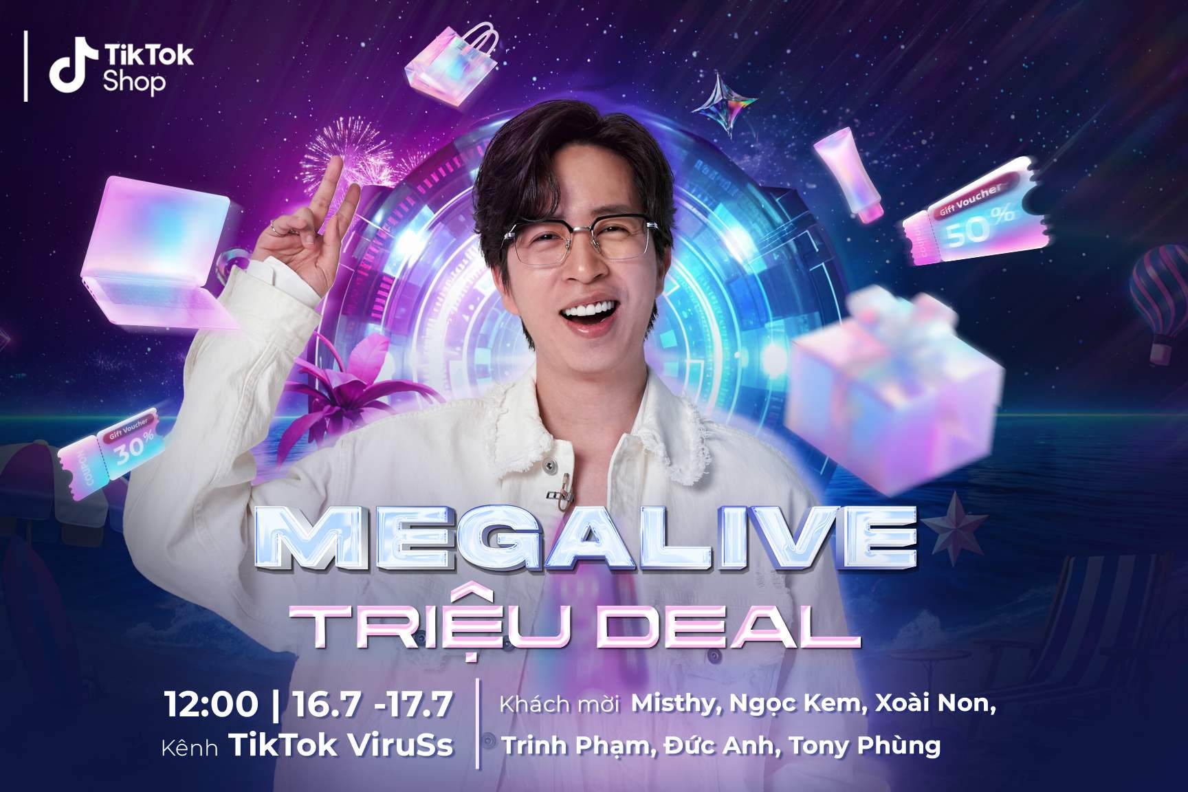 24 gio Mega Live 'trieu deal' bung no cung ViruSs hinh anh