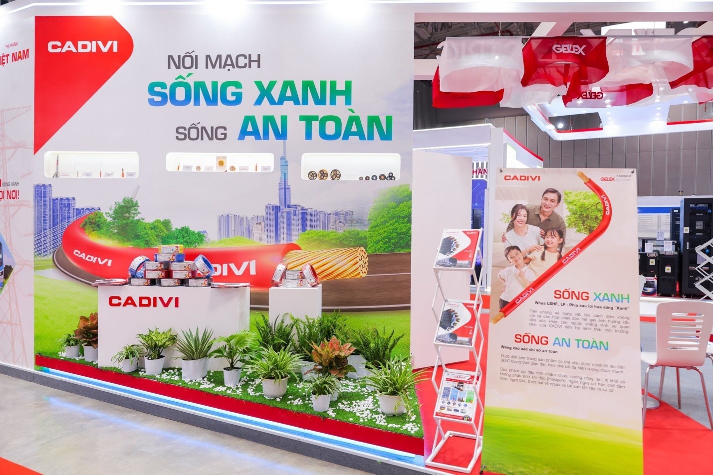 Cadivi ra mat day va cap dien boc nhua LSHF cham chay hinh anh