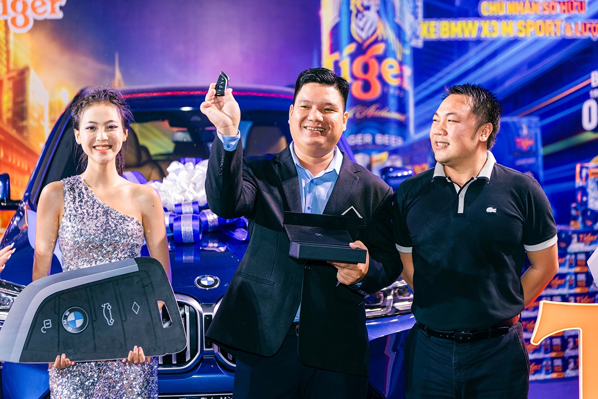 Binh Duong co them nguoi trung BMW X3 M Sport tu Tiger Beer hinh anh
