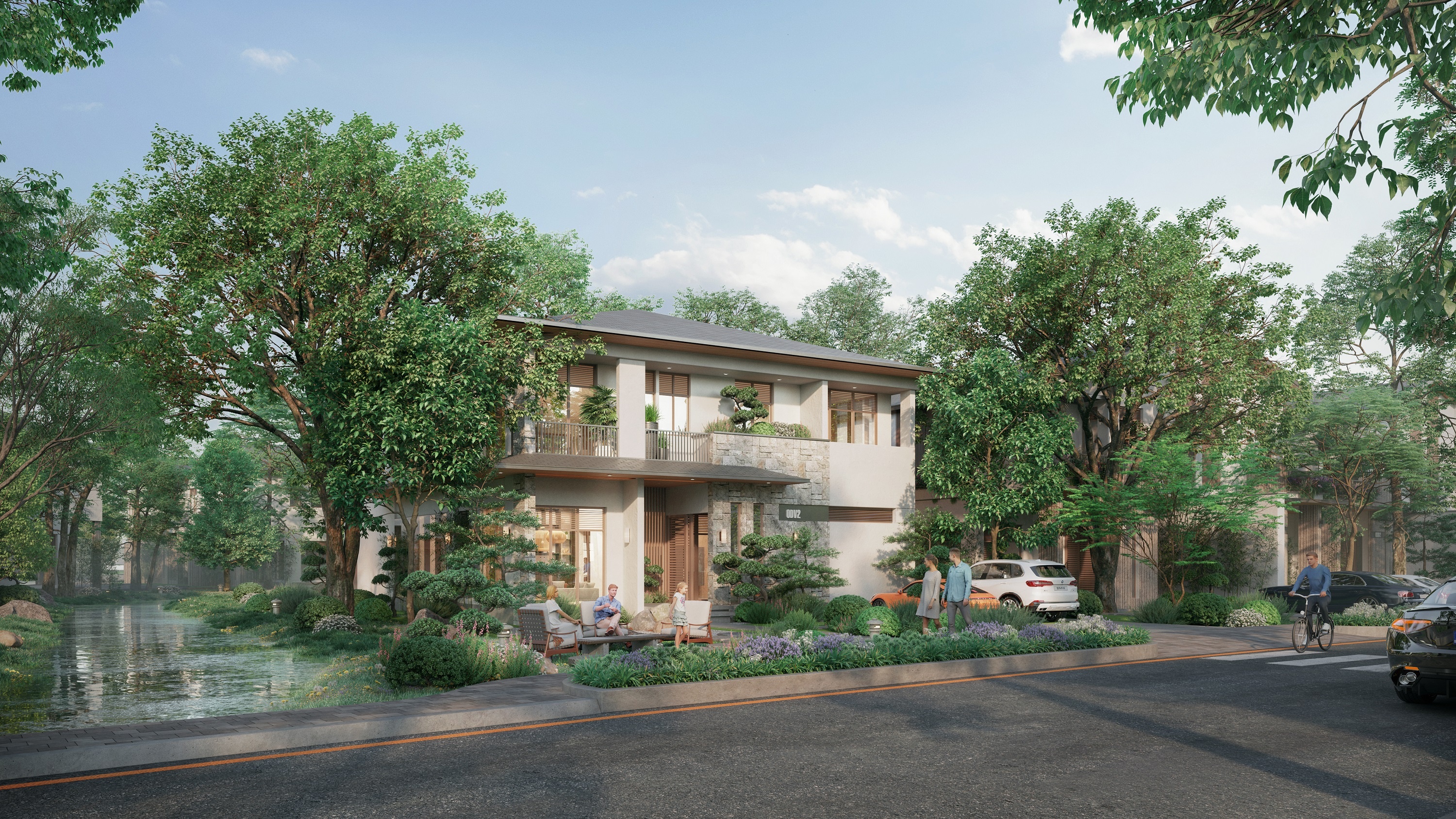 Ecopark,  Onsen village anh 5