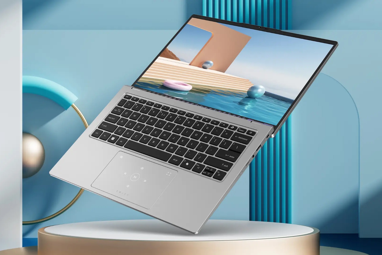 Acer Swift Go 14 AI OLED - laptop AI mong nhe, tinh te hinh anh