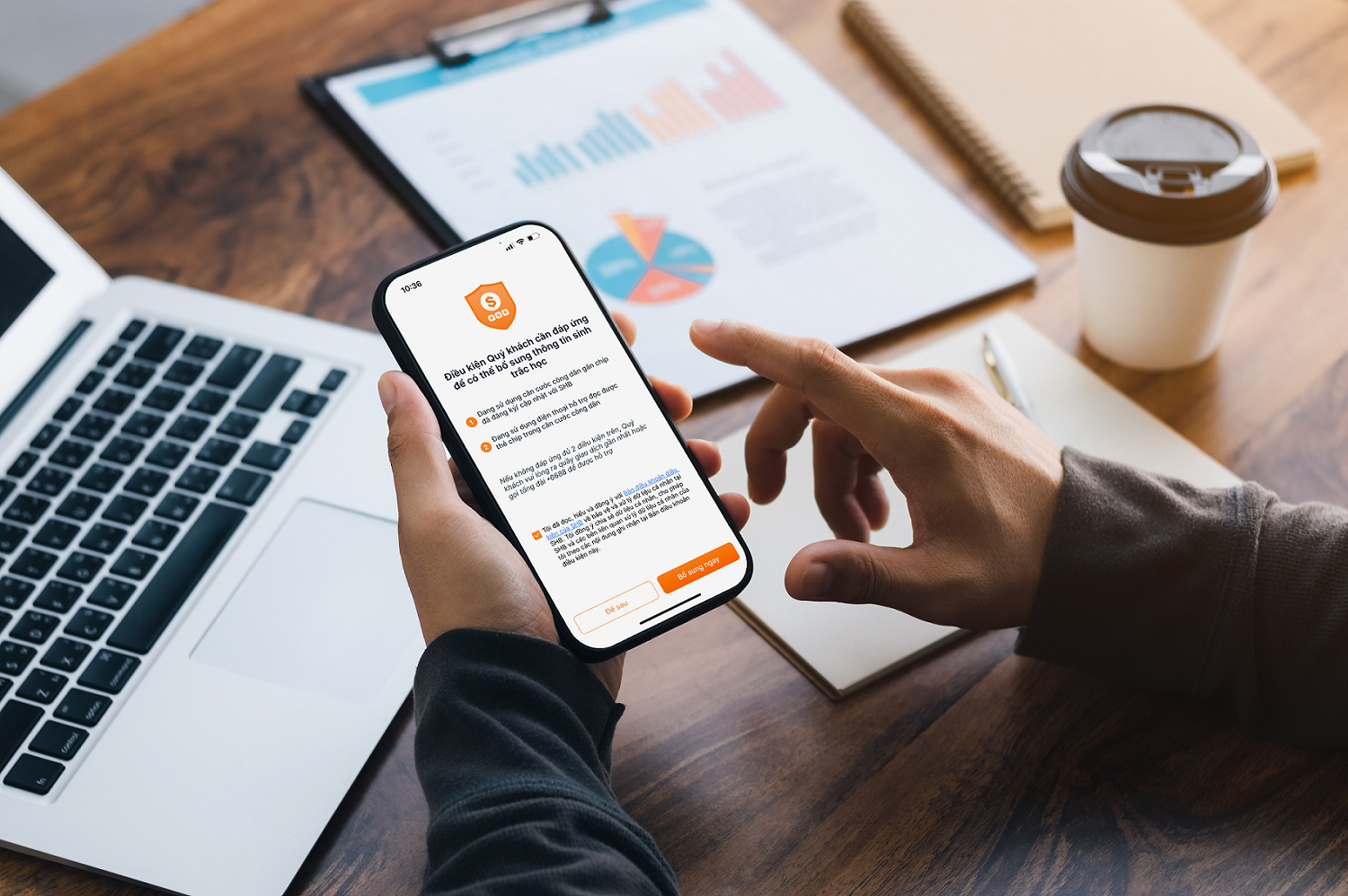 SHB khuyen nghi nguoi dung hoan tat bo sung thong tin sinh trac hoc  hinh anh