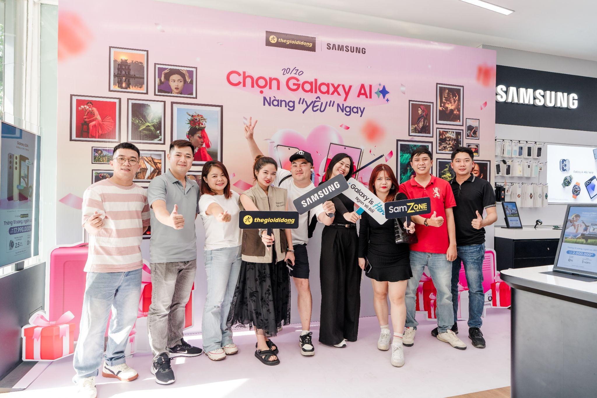 Galaxy AI cua S24 FE chinh phuc 'hoi chi em' tai workshop SamZone hinh anh