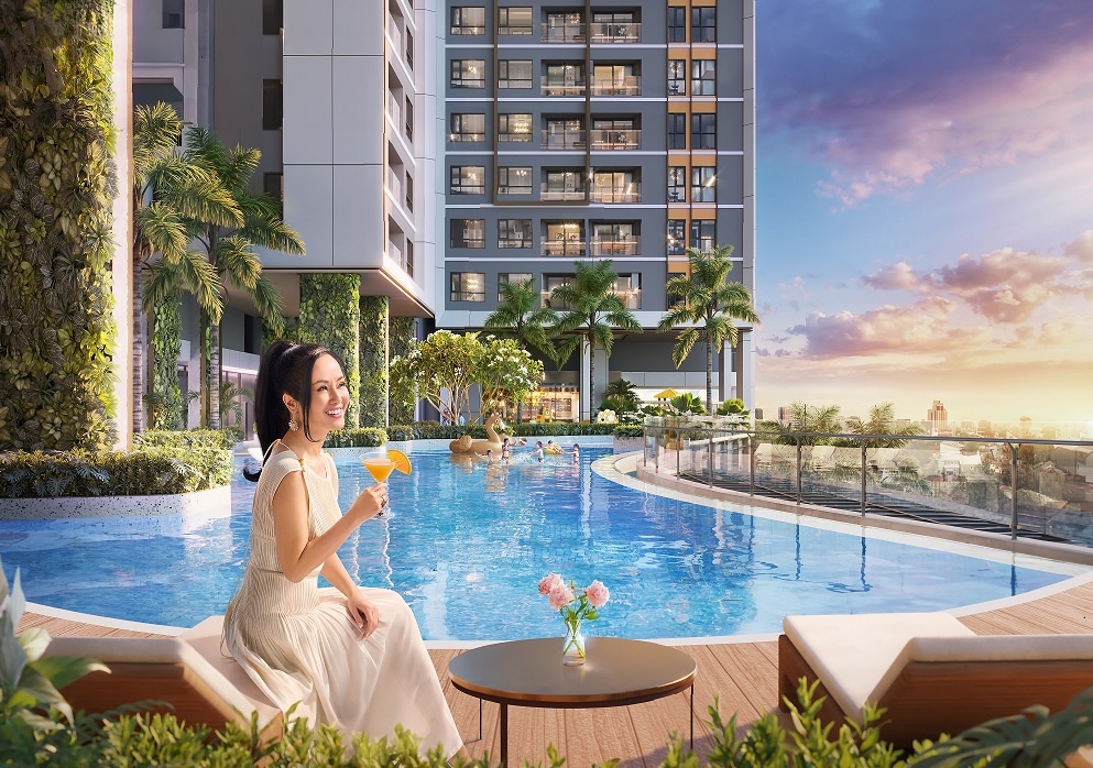 Essensia Sky,  thap doi khu nam anh 3