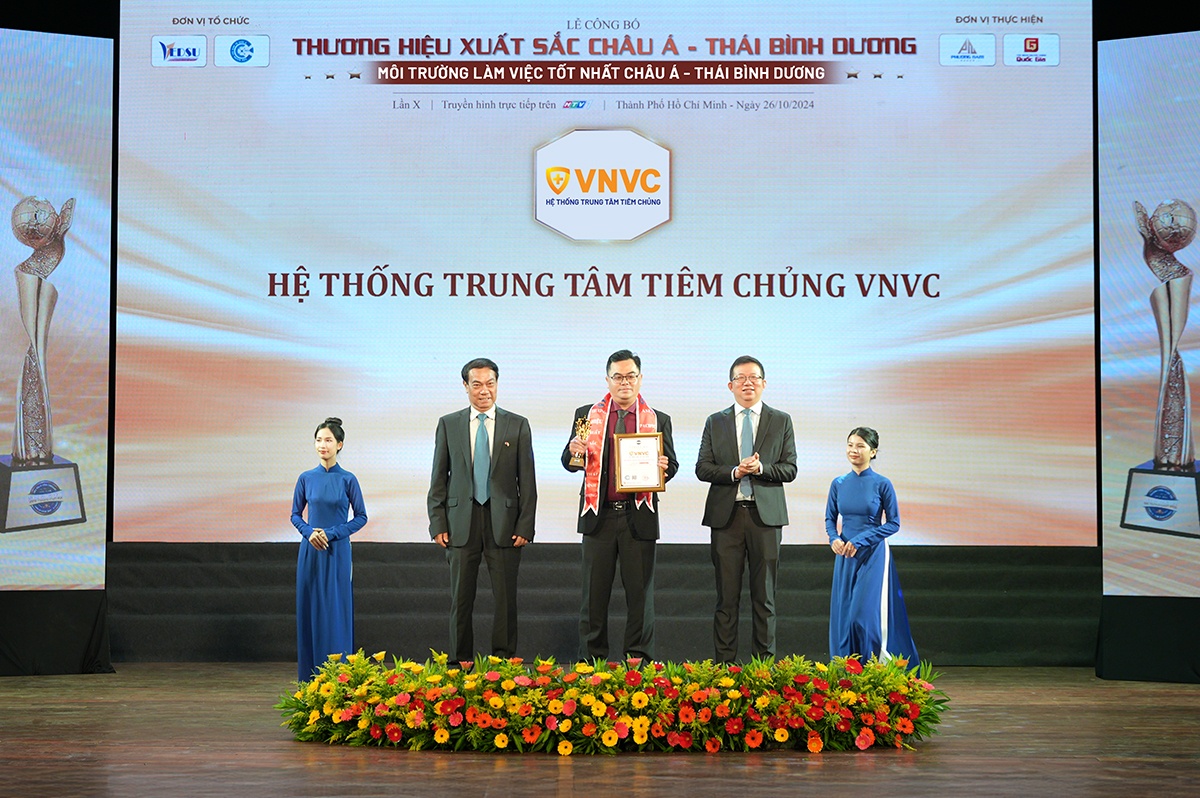 VNVC co moi truong lam viec tot nhat chau A - Thai Binh Duong 2024 hinh anh