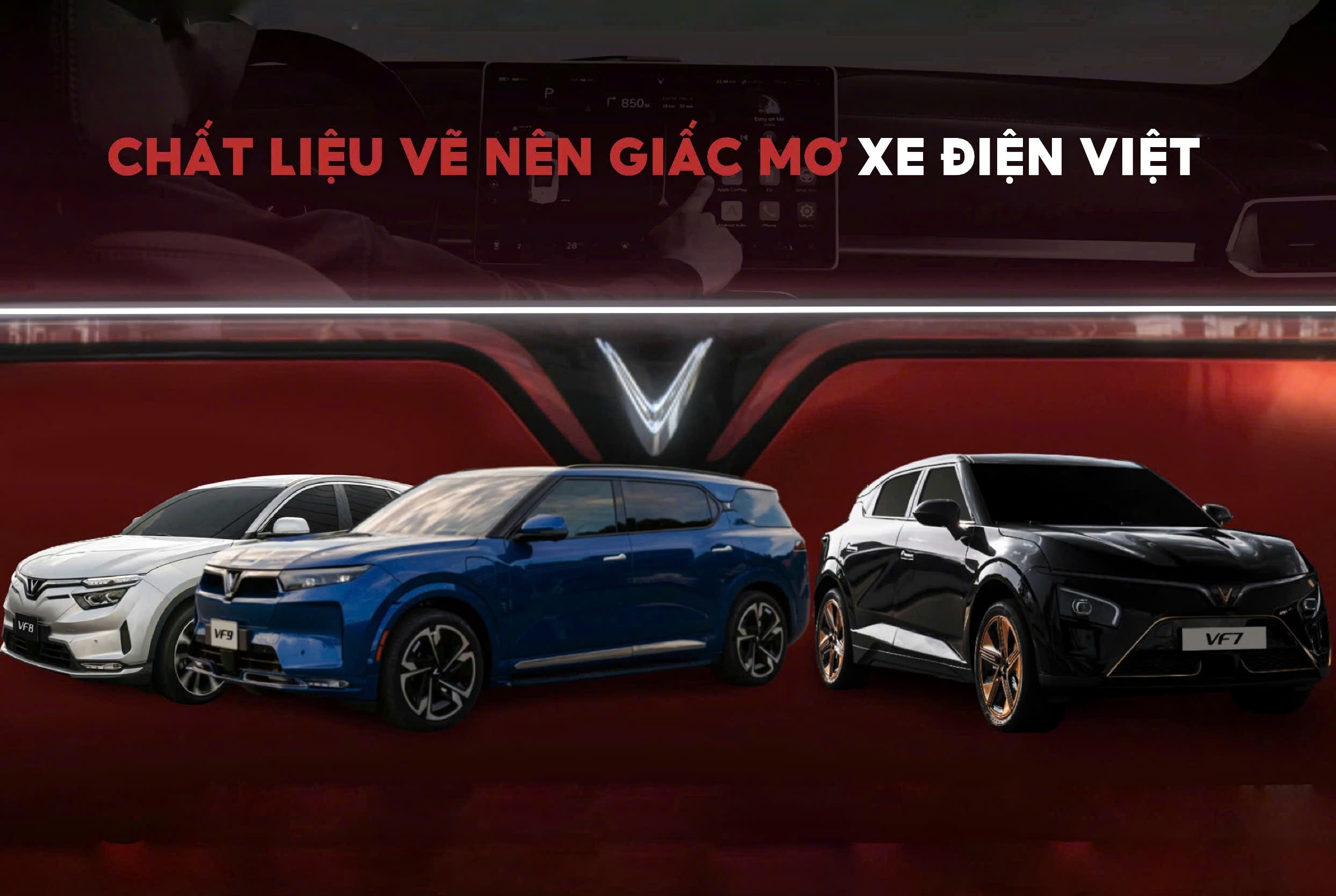 Chat lieu ve nen giac mo xe dien Viet hinh anh