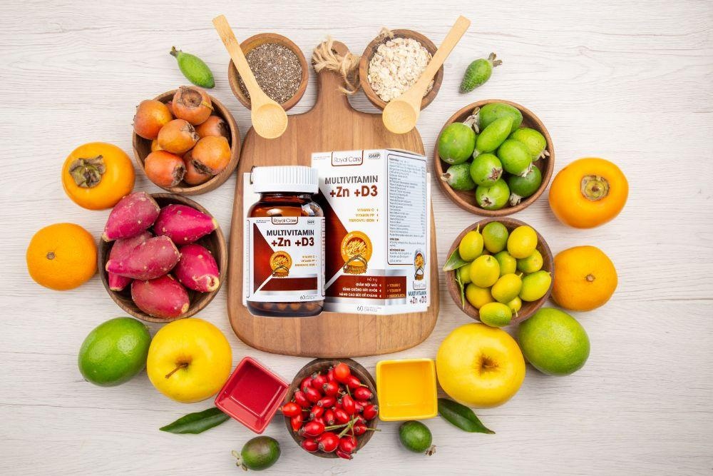 Giai phap ho tro suc khoe tu Royal Care Multivitamin + Zn + D3 hinh anh