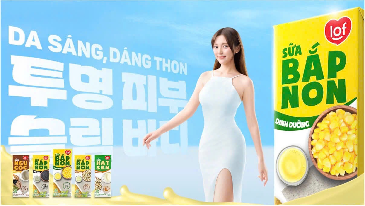 Bi quyet lam dep tu ben trong voi sua bap non LOF hinh anh